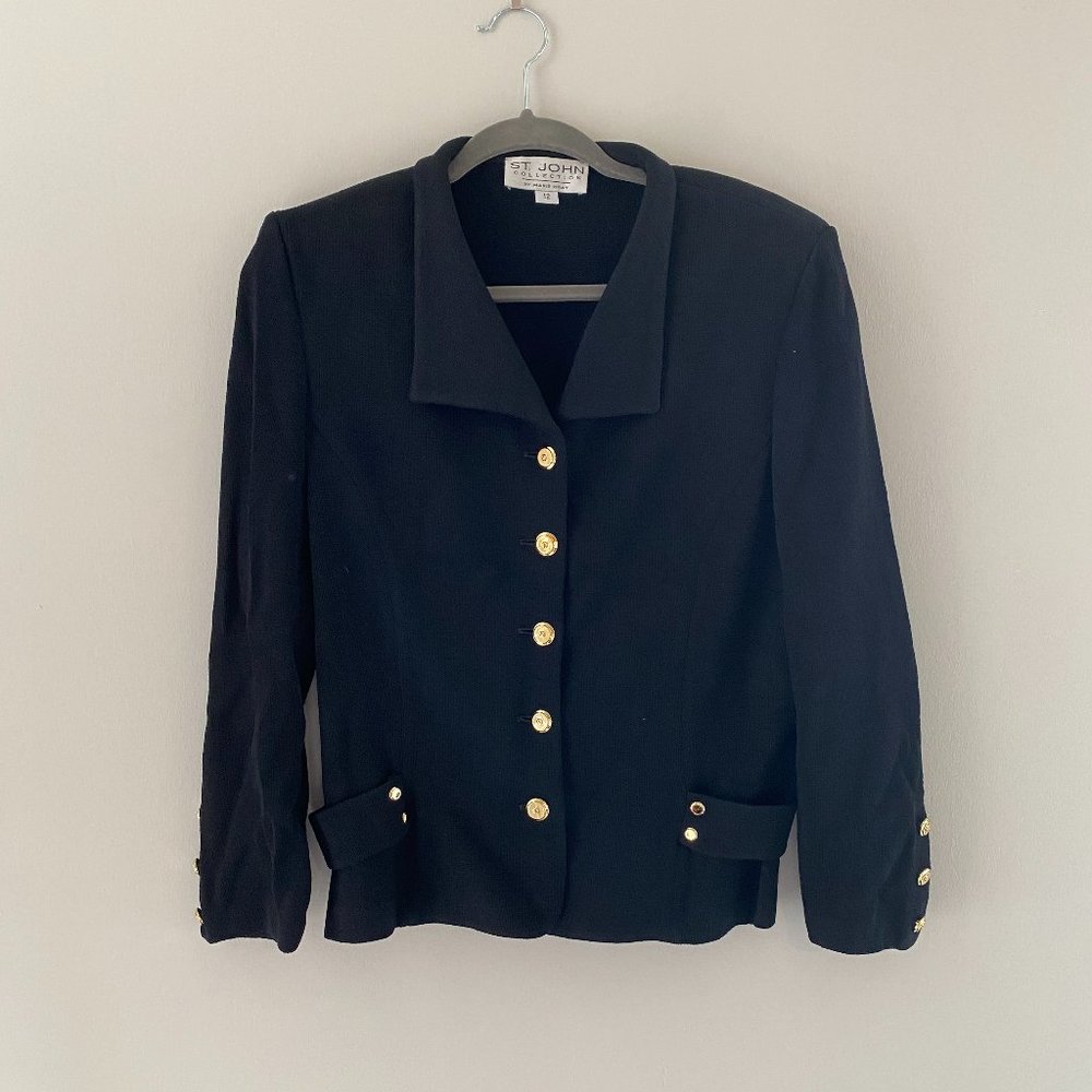 St. John Collection black blazer
